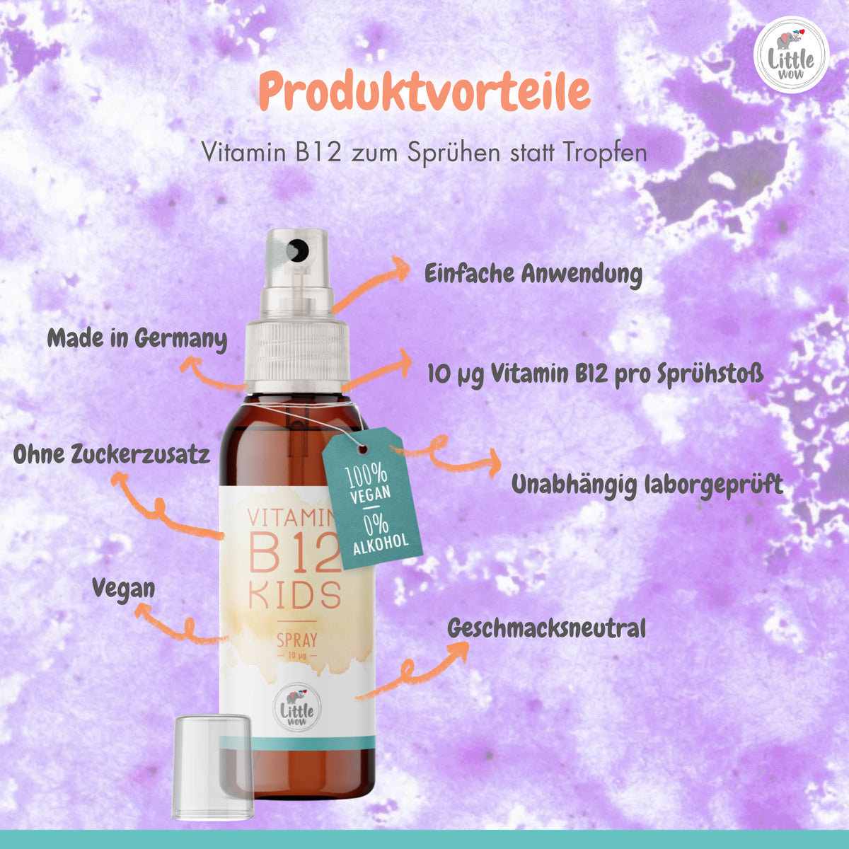 Vitamin B12 Spray für Kinder