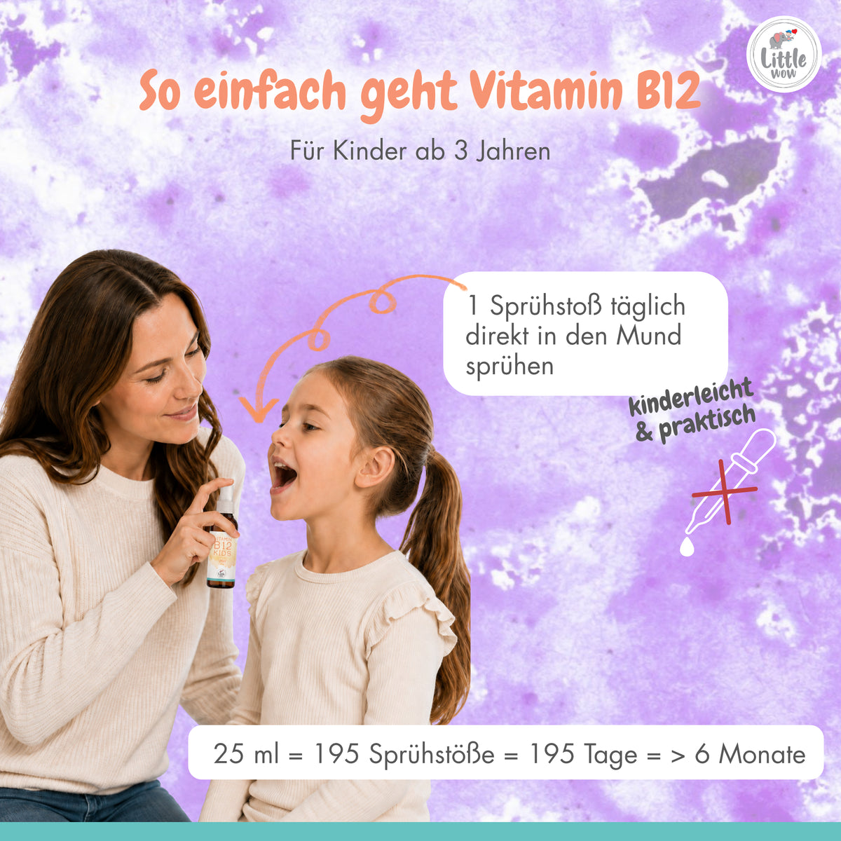 Vitamin B12 Spray für Kinder