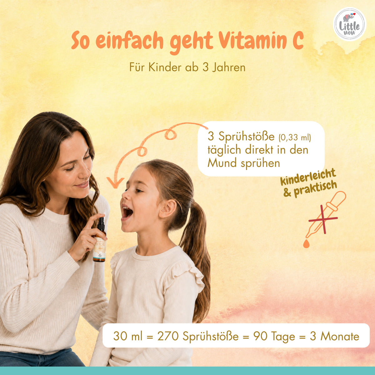Vitamin C Spray für Kinder